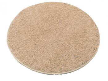 Vopi koberce Kusový kulatý koberec Color shaggy béžový - 100x100 (průměr) kruh cm Béžová