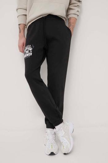 Kalhoty Reebok Classic HB1191 pánské, černá barva, hladké