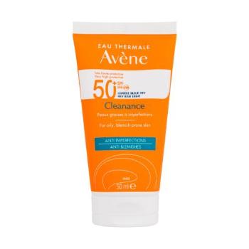 Avene Cleanance Anti-Blemishes SPF50+ 50 ml opalovací přípravek na obličej pro ženy na mastnou pleť; na problematickou pleť s akné