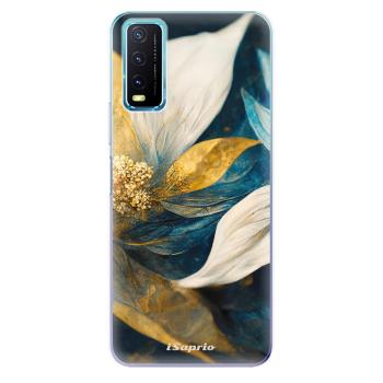 Odolné silikonové pouzdro iSaprio - Gold Petals - Vivo Y20s