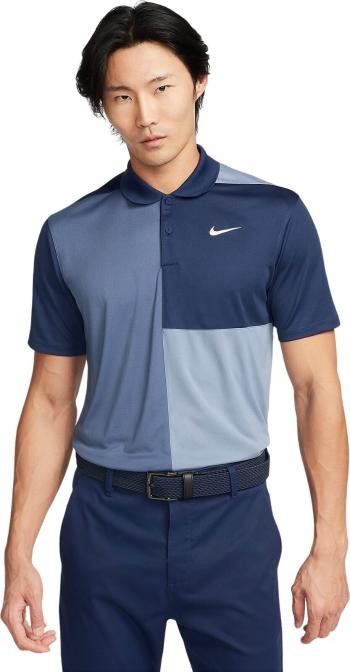 Nike Dri-Fit Victory+ Mens Midnight Navy/Ashen Slate/Diffused Blue/White S Polo košile