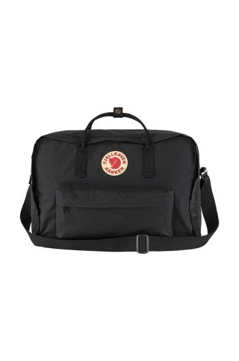 Batoh Fjallraven Kanken černá barva, velký, hladký, F23802.550