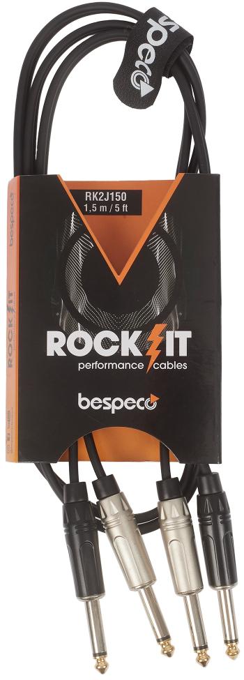 Bespeco ROCKIT Stereo Cable 2x Jack Mono - 2x Jack Mono 3 m