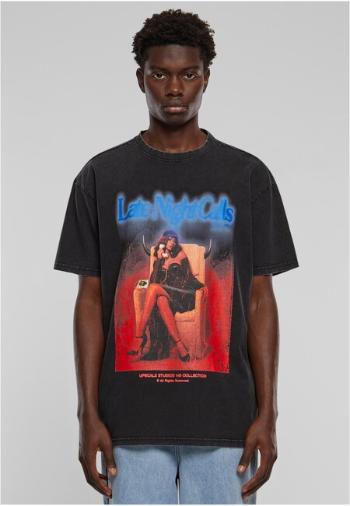 Mr. Tee Late Night Calls Acid Heavy Oversize Tee black - M