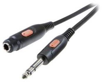 Jack audio prodlužovací kabel SpeaKa Professional SP-7870632, 5.00 m, černá