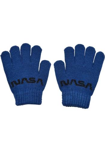 Mr. Tee NASA Knit Glove Kids royal - L/XL