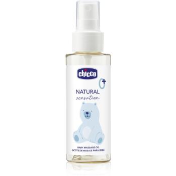 Chicco Natural Sensation Baby masážní olej pro děti od narození 0+ 100 ml