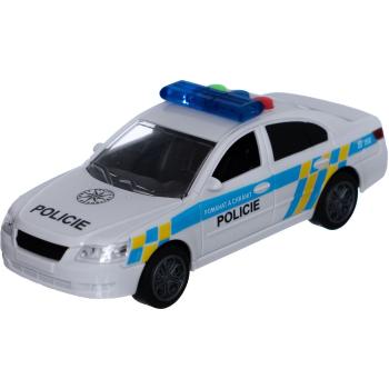 Policejní auto 15 cm se zvukem se světlem na setrvačník