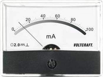 Analogové panelové měřidlo VOLTCRAFT AM-86X65/100MA 100 mA