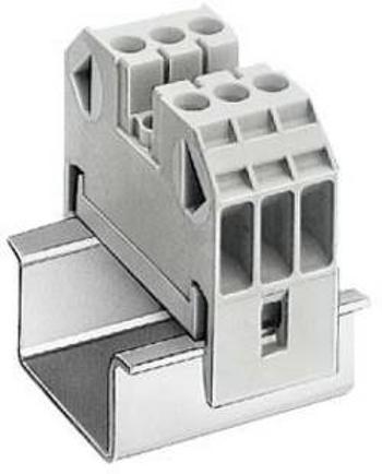 Průchodková svorka šroubovací Siemens 8WA10113DG21, 19.5 mm, béžová, 10 ks