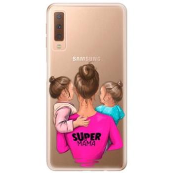 iSaprio Super Mama - Two Girls pro Samsung Galaxy A7 (2018) (smtwgir-TPU2_A7-2018)