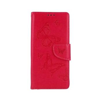 TopQ Xiaomi Redmi Note 9 Pro knížkové Butterfly růžové 53874 (Sun-53874)