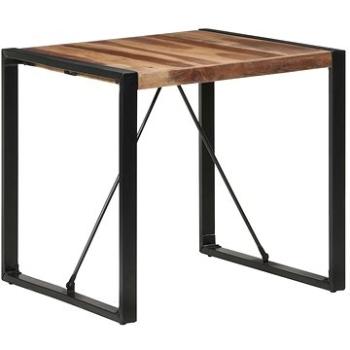 Jídelní stůl 80x80x75 cm masivní dřevo sheeshamový povrch 321602 (321602)