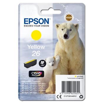 EPSON T2614 (C13T26144012) - originální cartridge, žlutá, 4,5ml