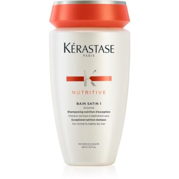 Kérastase Nutritive Bain Satin 1 šamponová lázeň pro lesk a ochranu barvy normálních až lehce zcitlivělých barvených vlasů 250 ml