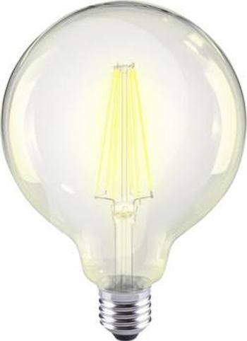 LED žárovka Sygonix TG91911 230 V, E27, 12 W = 98 W, teplá bílá, A++ (A++ - E), tvar globusu, vlákno, 1 ks