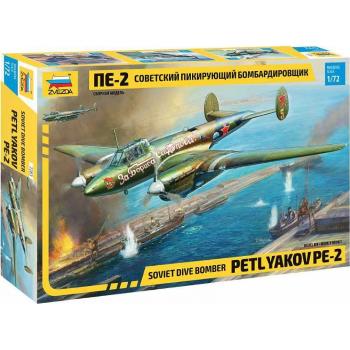 Zvezda Model Kit letadlo Petlyakov Pe-2 1:72