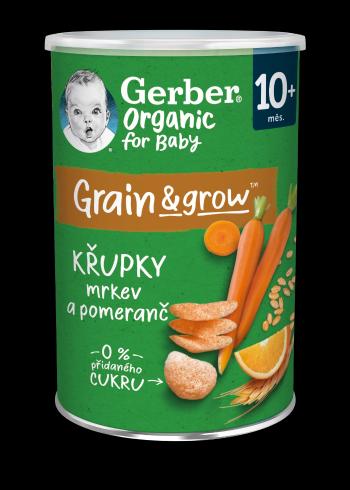 Gerber Organic křupky s mrkví a pomerančem 35 g