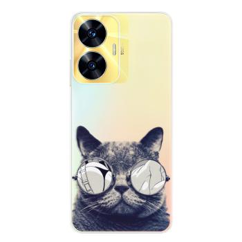 Odolné silikonové pouzdro iSaprio - Crazy Cat 01 - Realme C55