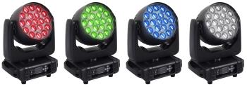 Flash 4x LED MOVING HEAD 19x15W ZOOM