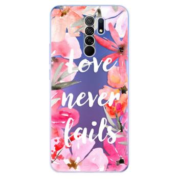 Odolné silikonové pouzdro iSaprio - Love Never Fails - Xiaomi Redmi 9