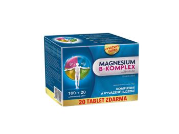 Glenmark Magnesium B-komplex 100+20 tablet 120 ks