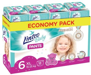 LINTEO Baby Pants 6 XL Premium 15-25 kg 72 ks