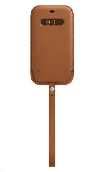 APPLE iPhone 12 Pro Max Leather Sleeve with MagSafe - Saddle Brown