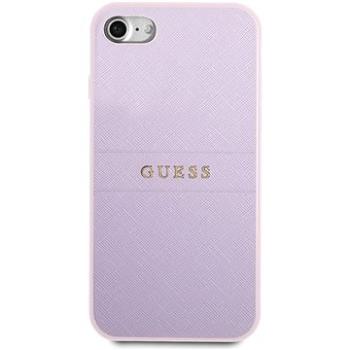 Guess PU Leather Saffiano kryt pro Apple iPhone 7/8/SE2020/SE2022 Purple (GUHCI8PSASBPU)