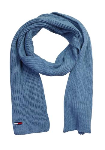 Tommy Hilfiger Tommy Jeans pánská modrá šála TJM BASIC FLAG RIB SCARF