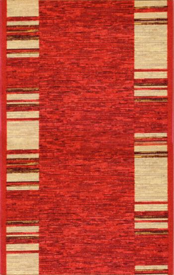 Associated Weavers koberce Protiskluzový na míru běhoun Adagio 31 červený s obšitím - šíře 90 cm s obšitím Červená