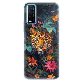 Odolné silikonové pouzdro iSaprio - Flower Jaguar - Vivo Y20s