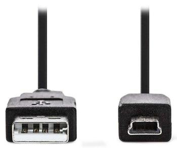 Nedis CCGP60300BK20 - USB 2.0 kabel | A Zástrčka - Mini 5-pin Zástrčka | 2 m | Černá barva