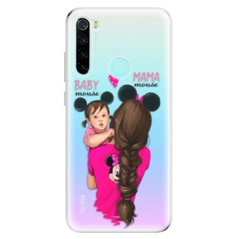 Odolné silikonové pouzdro iSaprio - Mama Mouse Brunette and Girl - Xiaomi Redmi Note 8