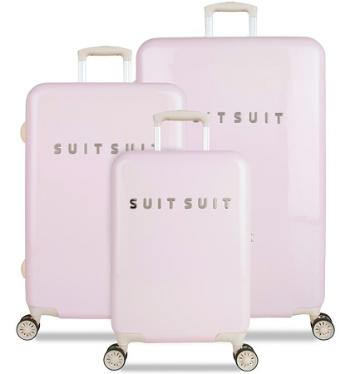 SUITSUIT TR-1221/3 sada 3 kufrů ABS Fabulous Fifties Pink Dust