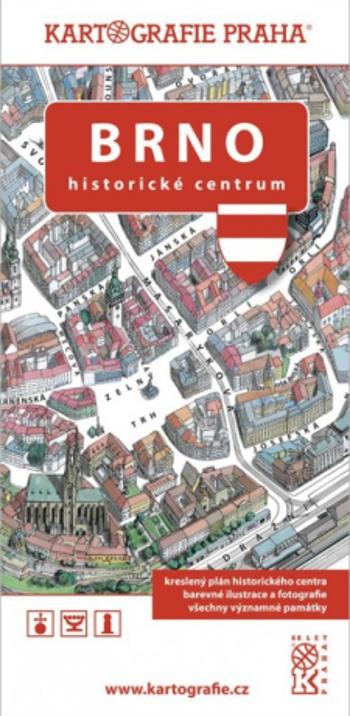 Brno - Historické centrum/Kreslený plán města
