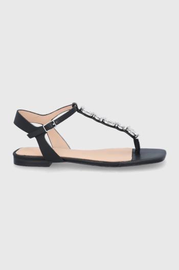 Kožené sandály Guess Sefora dámské, černá barva
