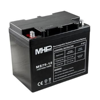 Pb akumulátor MHPower VRLA AGM 12V/75Ah (MS75-12), MS75-12