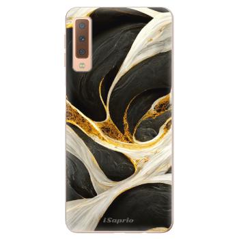 Odolné silikonové pouzdro iSaprio - Black and Gold - Samsung Galaxy A7 (2018)