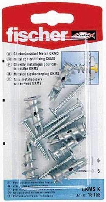 Hmoždinka do sádrokartonu Fischer GKM SK 15158, Vnější délka 31 mm, Vnější Ø 8 mm, 6 ks