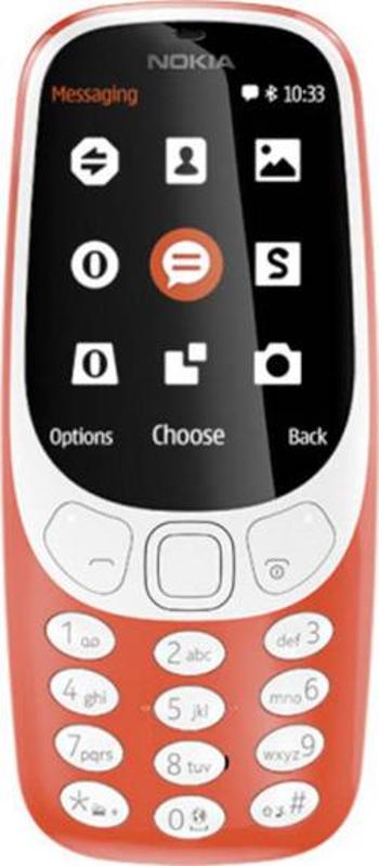 Nokia 3310 mobilní telefon Dual SIM červená