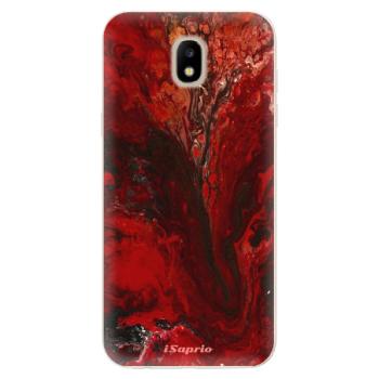 Odolné silikonové pouzdro iSaprio - RedMarble 17 - Samsung Galaxy J5 2017