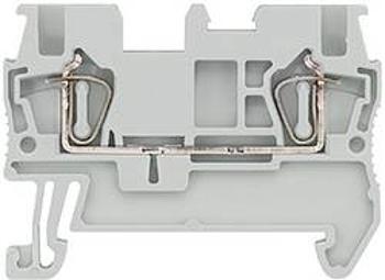 Průchodková svorka přípojka s pružinovým protitahem Siemens 8WH20000AE00, šedá, 50 ks