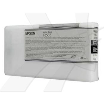 EPSON T6538 (C13T653800) - originální cartridge, matně černá, 200ml
