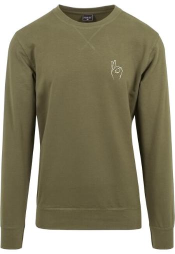 Mr. Tee Easy Sign Crewneck olive - XL