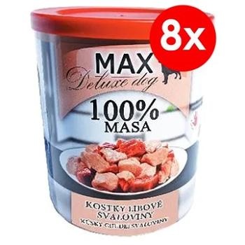 MAX deluxe kostky libové svaloviny 800 g, 8 ks (8594025082438)