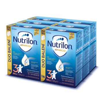Nutrilon Advanced 3 Batolecí mléko od ukončeného 12. měsíce 6 x 1000 g