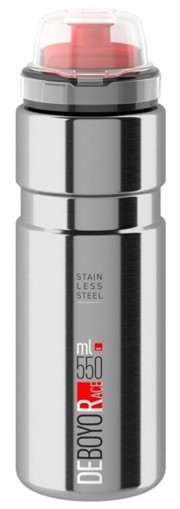 Elite Cycling Deboyo Race Silver Glossy 550 ml Cyklistická láhev