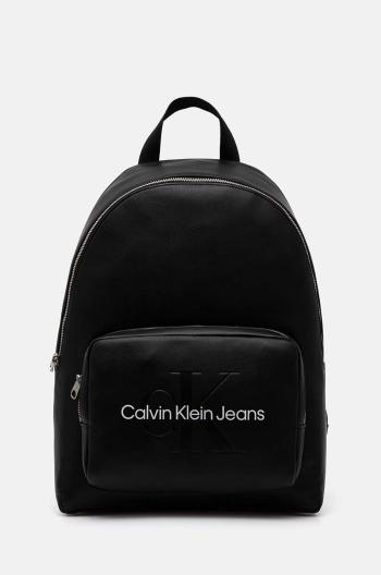 Batoh Calvin Klein Jeans dámský, černá barva, velký, s potiskem, K60K612223