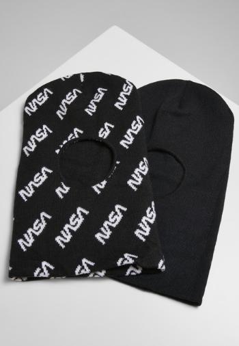 Mr. Tee NASA Storm Mask Set black/black/white - UNI